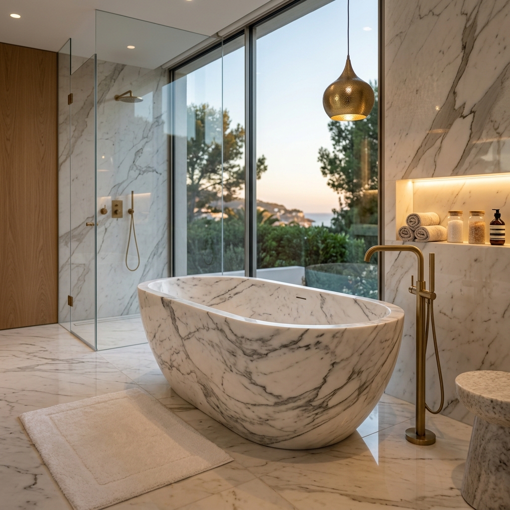 Luxury Marble Bathtub