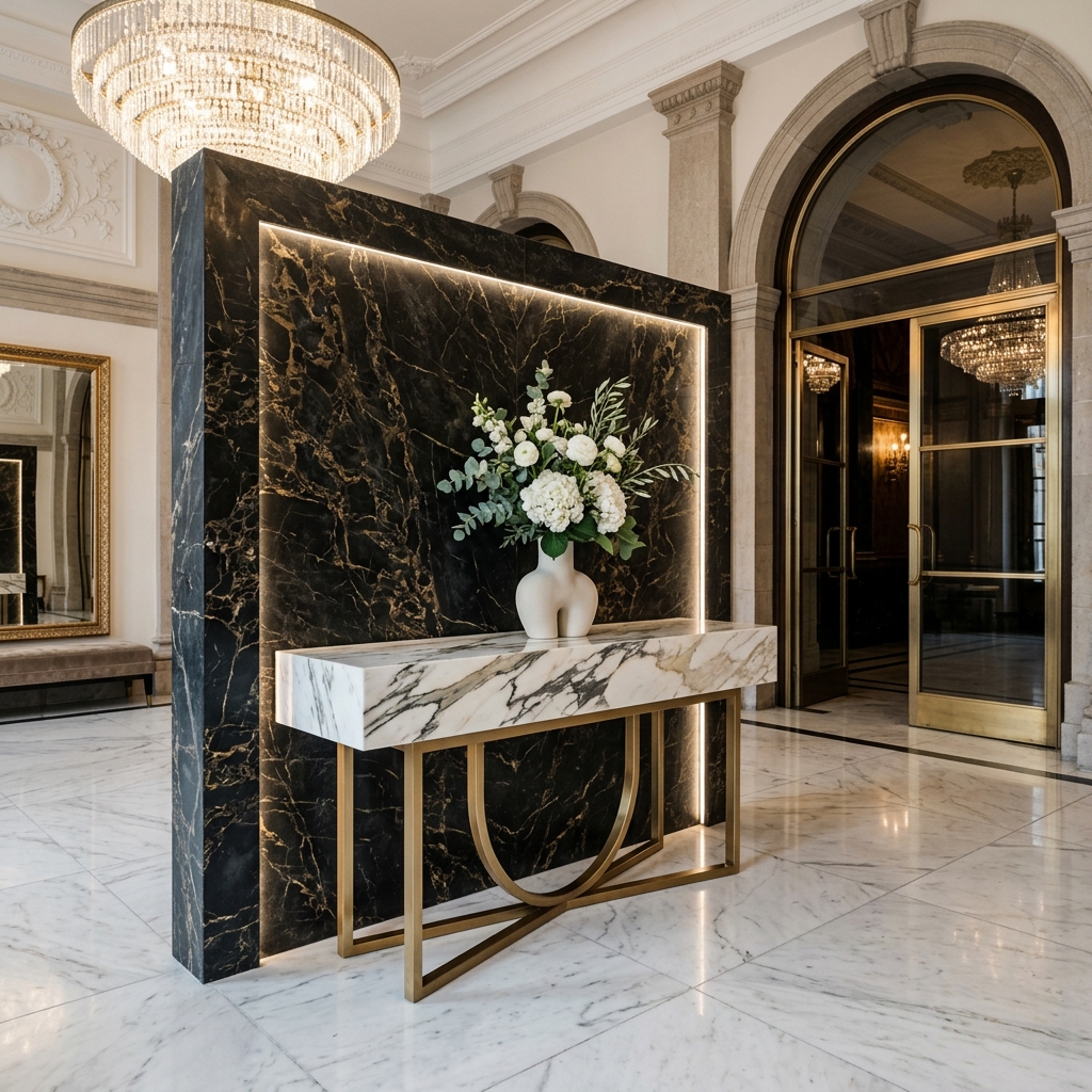Stone Console Table